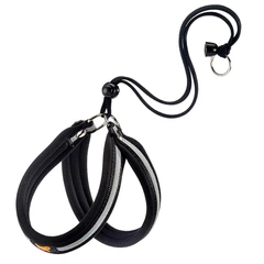 Ferplast Шлейка AGILA Reflex, нейлон, чорний, s