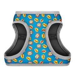 Шлея для собак м'яка Waudog Clothes ВАУ з QR паспортом S1 40-45 см х 29-31 см (2904 Col)