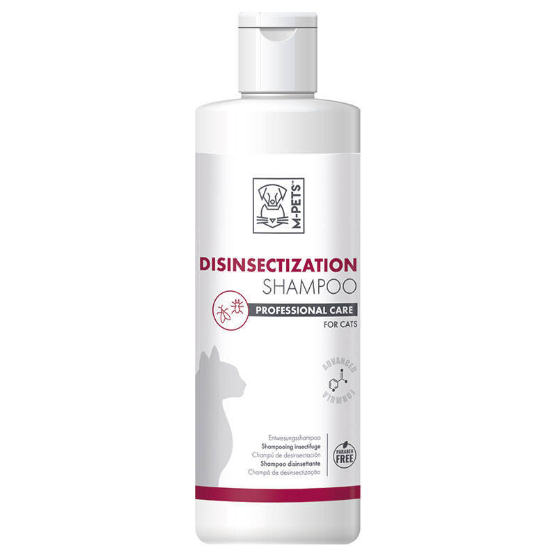 M Pets M-Pets (М-Петс) Cat Disinfectation Shampoo - Шампунь, що дезінфікує для лікування уражень шкіри, спричинених ектопаразитами у котів