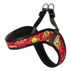 Hi Dog Шлея HIDOG COMFORT Crazy red fruits XXS 28-34см (135/1056)