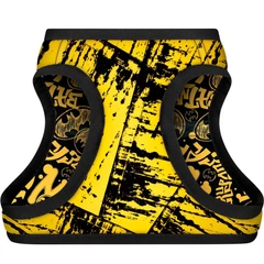 Шлея для собак м’яка WAUDOG Clothes з QR паспортом, "Бетмен ескіз", розмір XS4 (223-1081)