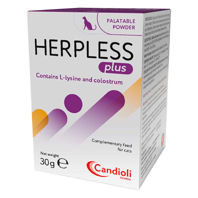 Candioli (Кандіолі) Herpless Plus - Порошок Херплес Плюс противірусний для зміцнення імунітету для котів