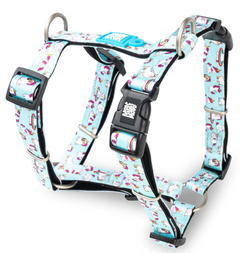 Max & Molly Urban Pets Шлейки для собак Max & Molly H-Harness Unicorn з принтом Єдиноріг, L