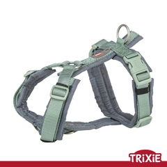 Шлея для собак Trixie 1997034 "Premium trekking", S: 36-44см/15мм, шавлія/графіт (TX-1997034)