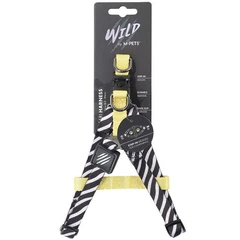 M Pets M-Pets Wild Safari Harness Dog - Шлея з принтом сафарі та фастексом для маленьких, середніх і великих порід собак S/1,5x34-50 см (6953182725978)