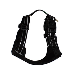 Lucky Pet Нагрудник з тканини S 36-44/36-55 см, Чорний