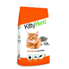 Kittyfriend (Кіттіфренд) Clumping Cat Litter – Бентонітовий наповнювач, що утворює грудочки, для котячого туалету