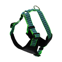 Нагрудник Lucky Pet "Мікс" чорно-салатовий, 32-48см/40-50
