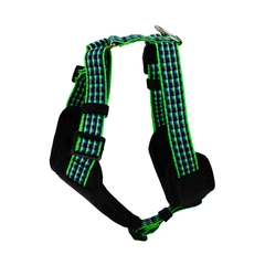 Нагрудник Lucky Pet "Мікс" чорно-салатовий, 32-48см/40-50