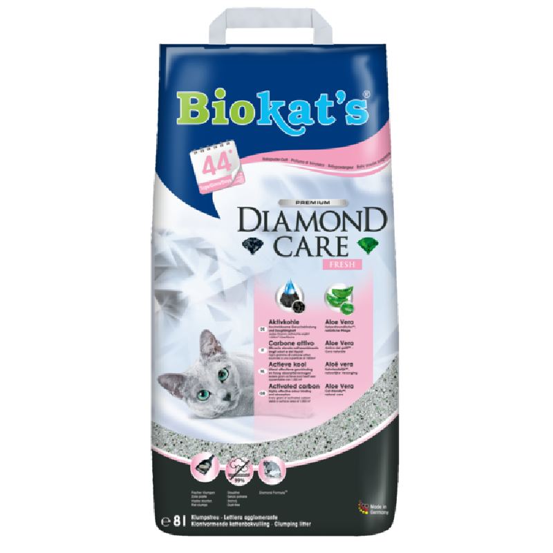 Biokat's (Біокетс) CLASSIC DIAMOND CARE FRESH - Наповнювач, що утворює грудочки для котячого туалету