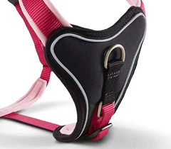 Шлейка для собак пом'якшена Wolters Professional Comfort 2A 45-50 см / 25 мм Малиновий