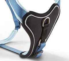 Шлейка для собак пом'якшена Wolters Professional Comfort 7 90-110 см / 35 мм Синій