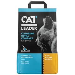 Cat Leader (Кет Лідер) WILD NATURE - Наповнювач натуральний, що швидко утворює грудочки для котячих туалетів