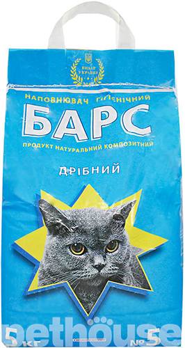 Барс №5 - Наповнювач дрібний для котячого туалета з ароматом лаванди