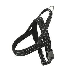 Пом'якшена шлея для собак Hurtta Casual harness ECO 30-35 Чорний