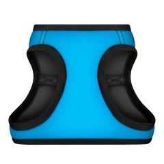 Шлея для собак м'яка WAUDOG Clothes з QR-паспортом, "Colors of freedom", S2, В 46-50 см, С 43-45 см