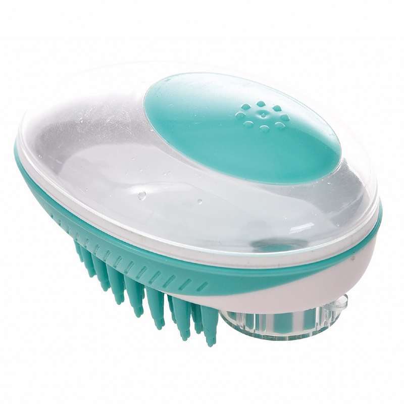 M Pets M-Pets (М-Петс) Rubeaz Soap Dispenser & Brush - Щітка-масажер з диспенсером для купання собак та котів