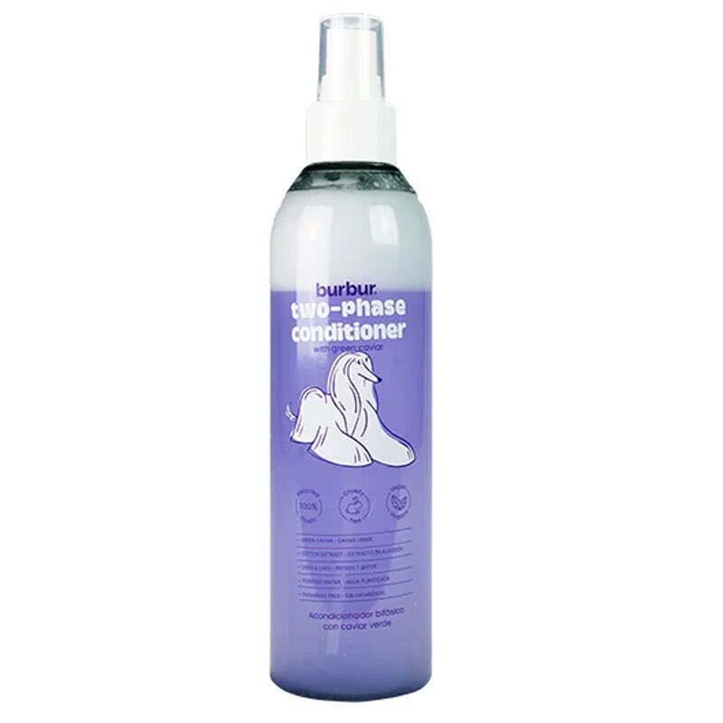 Burbur Two Phase Conditioner - Двофазний кондиціонер із зеленою ікрою та екстрактом бавовни для собак і котів
