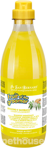 Iv San Bernard Ginger and Elderberry - Шампунь дезінфікуючий з бузиною та імбирем для котів і собак
