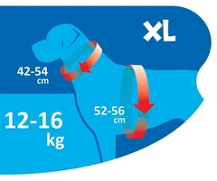 Шлея для собак Happet, AirComfort, XL, лайм, 54-60 см (JT33)