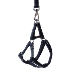 Шлея для собак Happet, Reflective Soft Style, S, чорний, 1 см, 24-34 см (JR31)