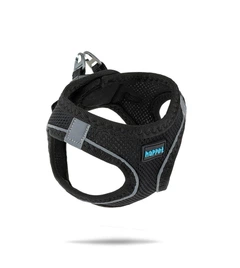 Шлея для собак Happet, AirComfort, XS, чорний, 32-36 см (JT11)