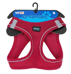 Шлея для собак Happet, AirComfort, M, червоний, 44-48 см (JT22)