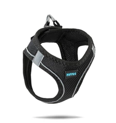 Шлея для собак Happet, AirComfort, M, чорний, 44-48 см (JT21)