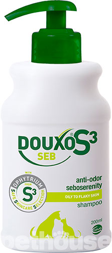 Ceva (Сева) Douxo S3 Seb - Лікувальний шампунь для жирної, сухої шкіри з лупою
