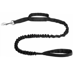 Без бренда Повідець для собак 100-150 см Harness A1, банджі-повідець з двома ручками (039А-ВLАСК)
