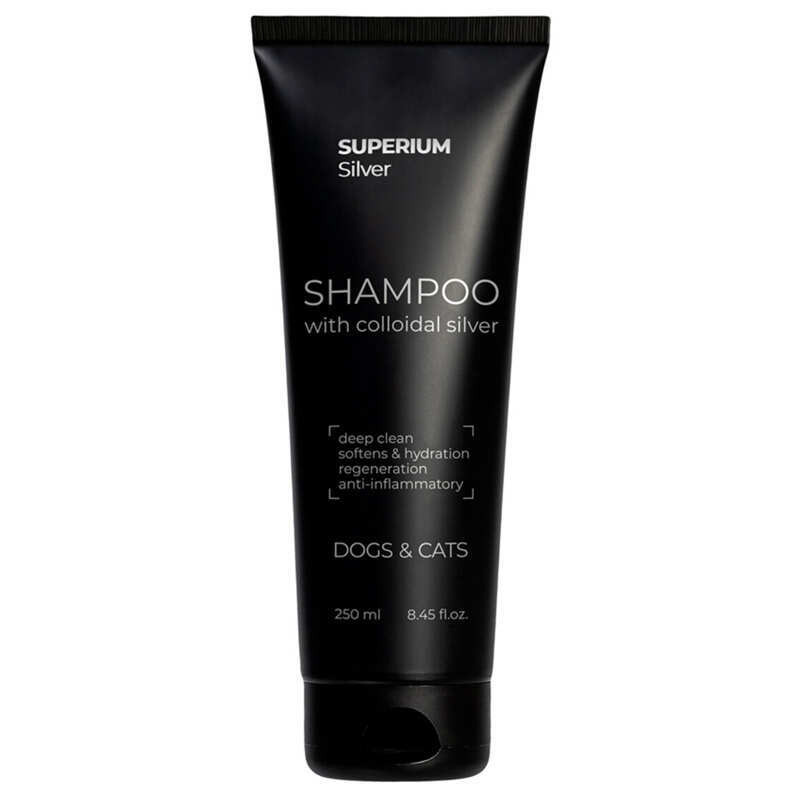 Superium Silver Shampoo Dogs&Cats - Шампунь універсальний з колоїдним сріблом для котів та собак