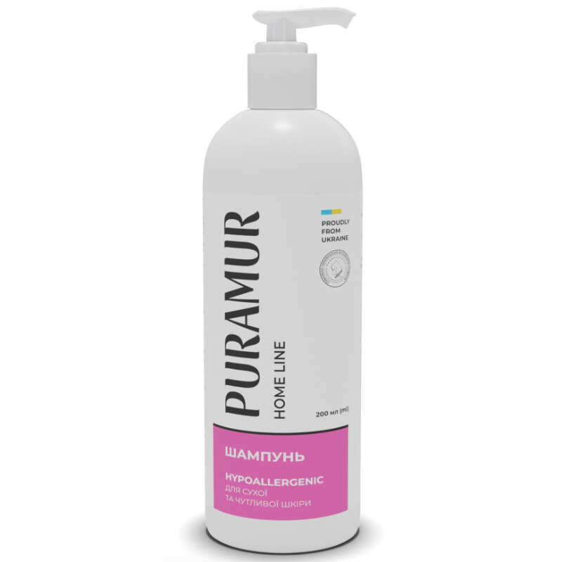 PURAMUR Hypoallergenic - Шампунь для сухої та чутливої шкіри собак та котів