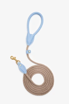 Chouchou Повідець для собак CHOUCHOÚ Classy 2 m Шкіряний Ніжно-блакитний