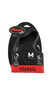 Без бренда Повідець-рулетка для собак до 20 кг New Classic розмір L 5 м чорний Flexi