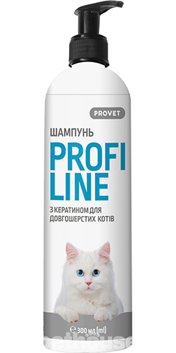 ProVET (ПроВет) Профілайн – Шампунь з кератином для довгошерстих котів