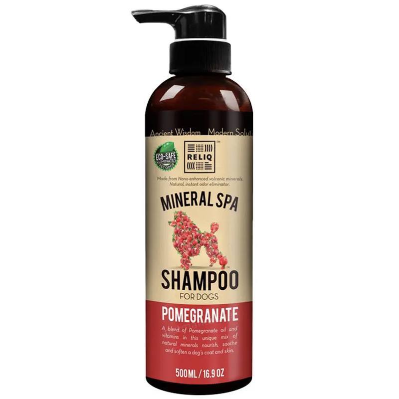 Reliq (Релік) Mineral Spa Pomegranate Shampoo - Шампунь з екстрактом гранату для відновлення і зволоження шерсті собак і котів