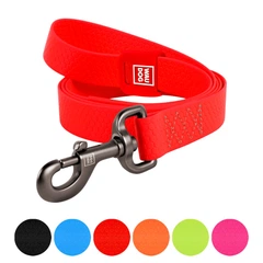 Повідець для собак водостійкий WAUDOG Waterproof, M, Ш 20 мм, Д 500 см, червоний