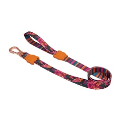 Zee.Dog Selva Leash - Повідець з яскравим квітковим принтом для собак S / 1,5x122 см (7908253608635)
