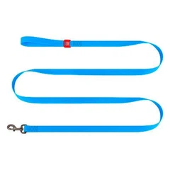 Повідець для собак водостійкий WAUDOG Waterproof, M, Ш 20 мм, Д 500 см, блакитний (27462)