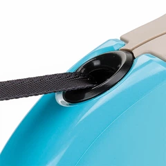 Повідець-рулетка для собак зі стрічкою Ferplast Amigo Tape Mini Light Blue