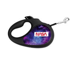 Collar Рулетка для собак Waudog R-Leash S з малюнком "Nasa21", стрічка, 5 м