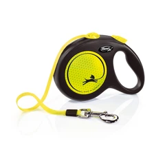 Повідець рулетка Flexi New Neon L 5 м до 50 кг жовтий