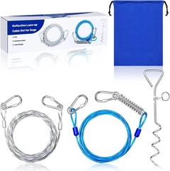 Повідець для собак Petbank Tether DB09JC3RFCF світловідбивний 2шт
