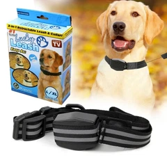 Без бренда Повідець нашийник Lucky Leash L/XL L=1.4m до 15кг (повідець, вбудований в нашийник)