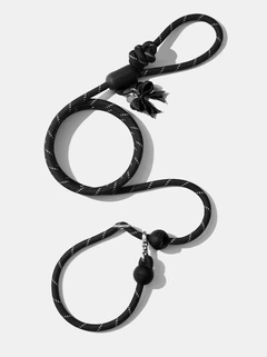 Повідець з нашийником для собак Vetreska - Bow De Noir Hands-Free 135 - 249 см
