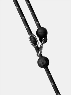 Повідець з нашийником для собак Vetreska - Bow De Noir Hands-Free 135 - 249 см