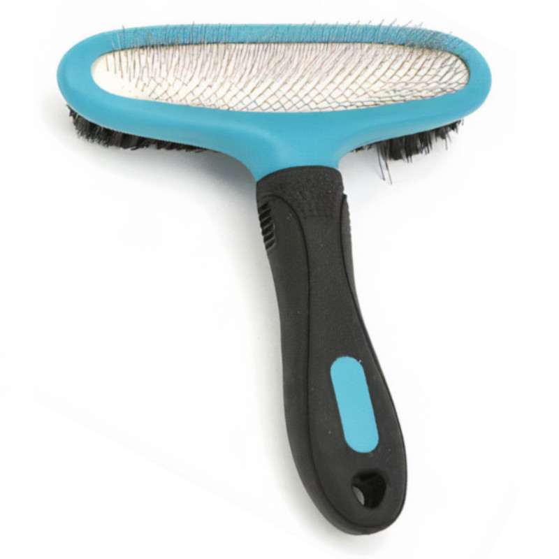 M Pets M-Pets (М-Петс) Double - Sided Slicker Brush - Щітка-пуходерка двостороння для собак