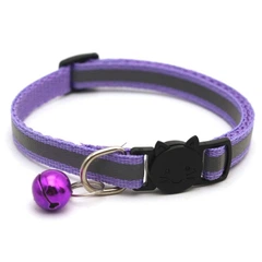 Без бренда Нашийник для кішок і собак світловідбиваючий Violet