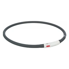Ошейник светящийся USB Trixie XS-XL 70см/10мм (серый) TX-12649