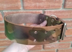 Нашийник для собаки шкіряний Lockdog, Хакі, Д 30-40 см, Ш 4 см (ld088_M)